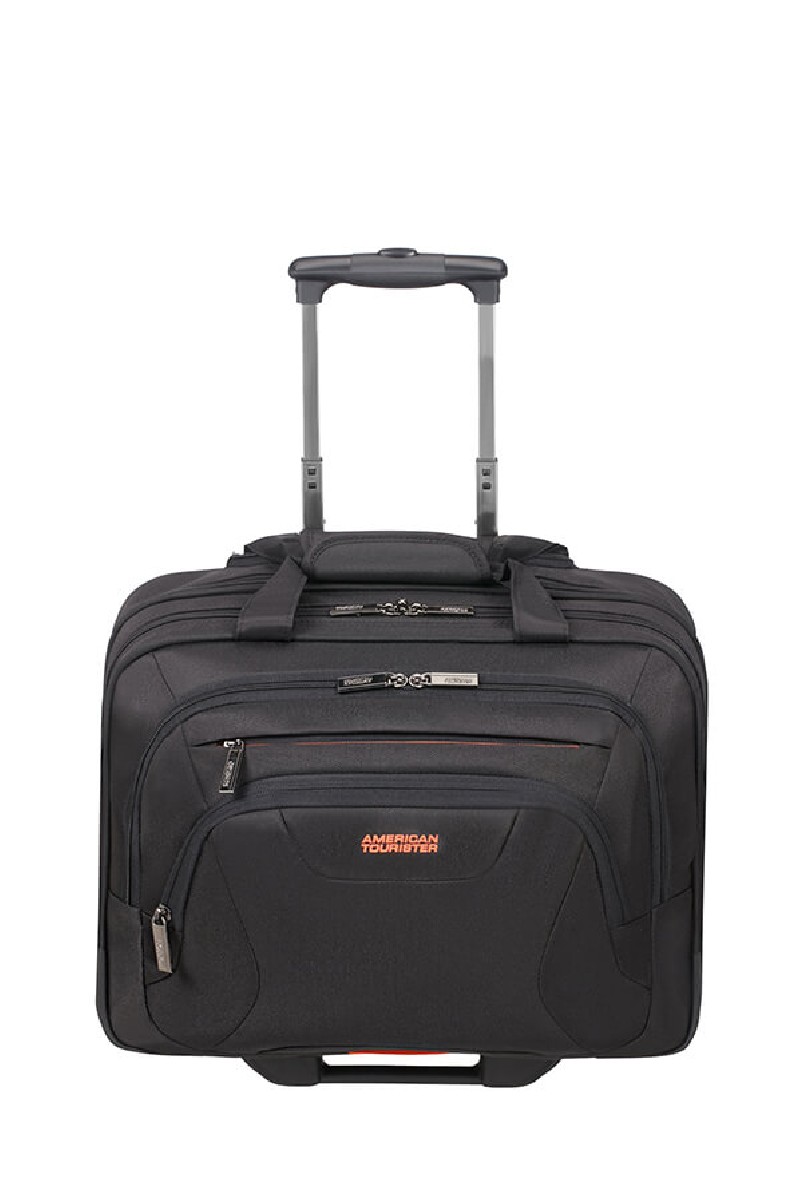 BUREAU MOBILE 15.6'  AT WORK NOIR/ORANGE AMERICAN TOURISTER