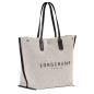 LONGCHAMP ESSENTIAL TOILE SAC CABAS L ÉCRU LONGCHAMP ESSENTIAL TOILE SAC CABAS L ÉCRU