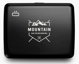 PORTE CARTES SMART CASE OSLO LARGE GRAVÉ MOUNTAIN ÖGON DESIGN