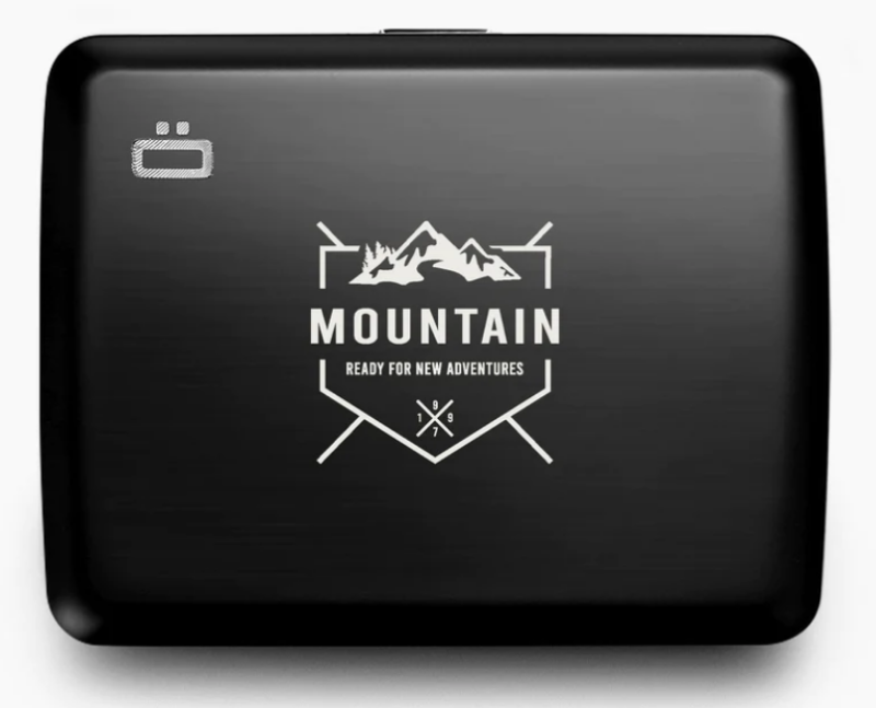 PORTE CARTES SMART CASE OSLO LARGE GRAVÉ MOUNTAIN ÖGON DESIGN