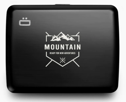 PORTE CARTES SMART CASE OSLO LARGE GRAVÉ MOUNTAIN ÖGON DESIGN
