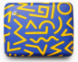 PORTEFEUILLE OSLO LARGE IMPRIMÉ ZIG ZAG ÖGON DESIGN PORTEFEUILLE OSLO LARGE IMPRIMÉ ZIG ZAG ÖGON DESIGN
