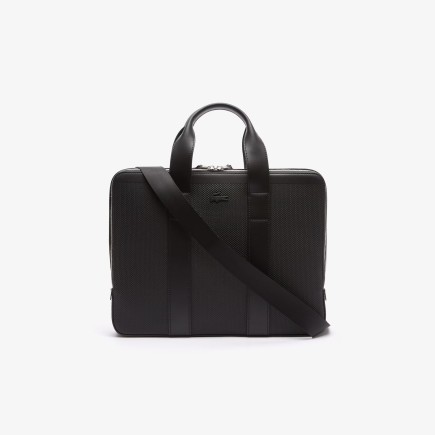 SAC ORDINATEUR CHANTACO NOIR LACOSTE