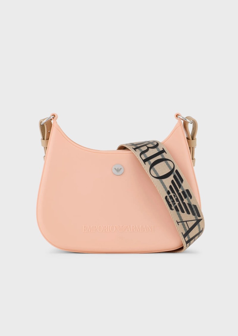 PETIT SAC BANDOULIÈRE GUMMY BAG EN PVC RECYCLÉ ROSE EMPORIO ARMANI PETIT SAC BANDOULIÈRE GUMMY BAG EN PVC RECYCLÉ ROSE EMPORIO ARMANI
