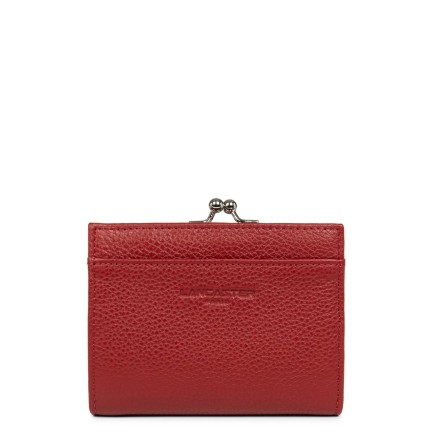 PORTE MONNAIE FERMOIR FOULONNÉ PM CARMIN LANCASTER