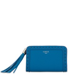 PORTEFEUILLE COMPACT PREMIER FLIRT LANCEL COBALT