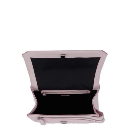 SAC À RABAT NINON GRAND MODÈLE ROSE DRAGÉE LANCEL