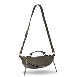 SAC PORTÉ CROISÉ S ORIGAMI DE LANCEL KAKI FONCÉ