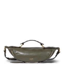 SAC PORTÉ CROISÉ S ORIGAMI DE LANCEL KAKI FONCÉ