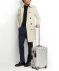 VALISE CABINE INTERNATIONAL 19 DEGREE ALUMINIUM ARGENT TEXTURÉ TUMI