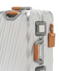 VALISE CABINE INTERNATIONAL 19 DEGREE ALUMINIUM ARGENT TEXTURÉ TUMI