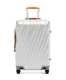VALISE CABINE INTERNATIONAL 19 DEGREE ALUMINIUM ARGENT TEXTURÉ TUMI