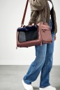 SAC DE TRANSPORT POUR ANIMAUX CITY PLUME ROSEWOOD LIPAULT