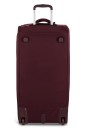 SAC DE VOYAGE 2 ROUES 78 CM FOLDABLE PLUME BORDEAUX LIPAULT