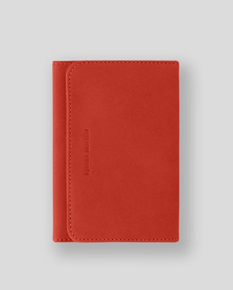 PORTE PAPIERS HESPÉRIE BAROUDEUSE ORANGE CONFITE FOURÉS PORTE PAPIERS HESPÉRIE BAROUDEUSE ORANGE CONFITE FOURÉS