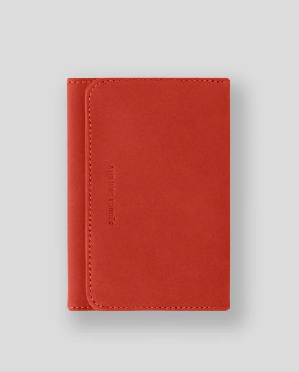 PORTE PAPIERS HESPÉRIE BAROUDEUSE ORANGE CONFITE FOURÉS