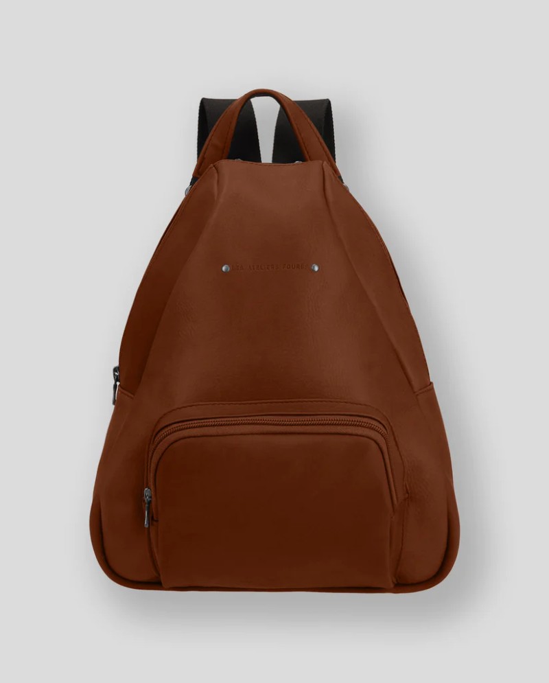 SAC Á DOS ÉOLE BAROUDEUR COGNAC FOURÉS SAC Á DOS ÉOLE BAROUDEUR COGNAC FOURÉS