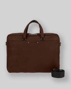 SERVIETTE BUSINESS PORTE ORDINATEUR ITHAQUE BAROUDEUR COGNAC FOURÉS