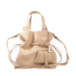 SAC SEAU M PREMIER FLIRT CAPPUCCINO/DORÉ LANCEL