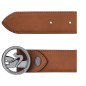 LONGCHAMP BOX-TROT CEINTURE HOMME COGNAC