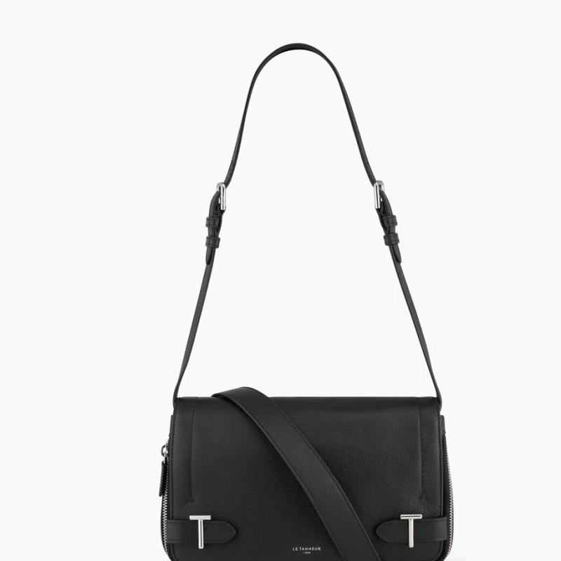 BESACE SIMONE NOIR LE TANNEUR BESACE SIMONE NOIR LE TANNEUR