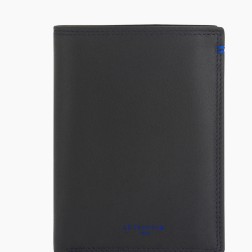 PORTEFEUILLE VERTICAL ZIPPÉ MARTIN NOIR LE TANNEUR