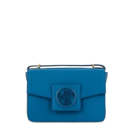 SAC À RABAT ROXANE DE LANCEL MOYEN MODÈLE COBALT