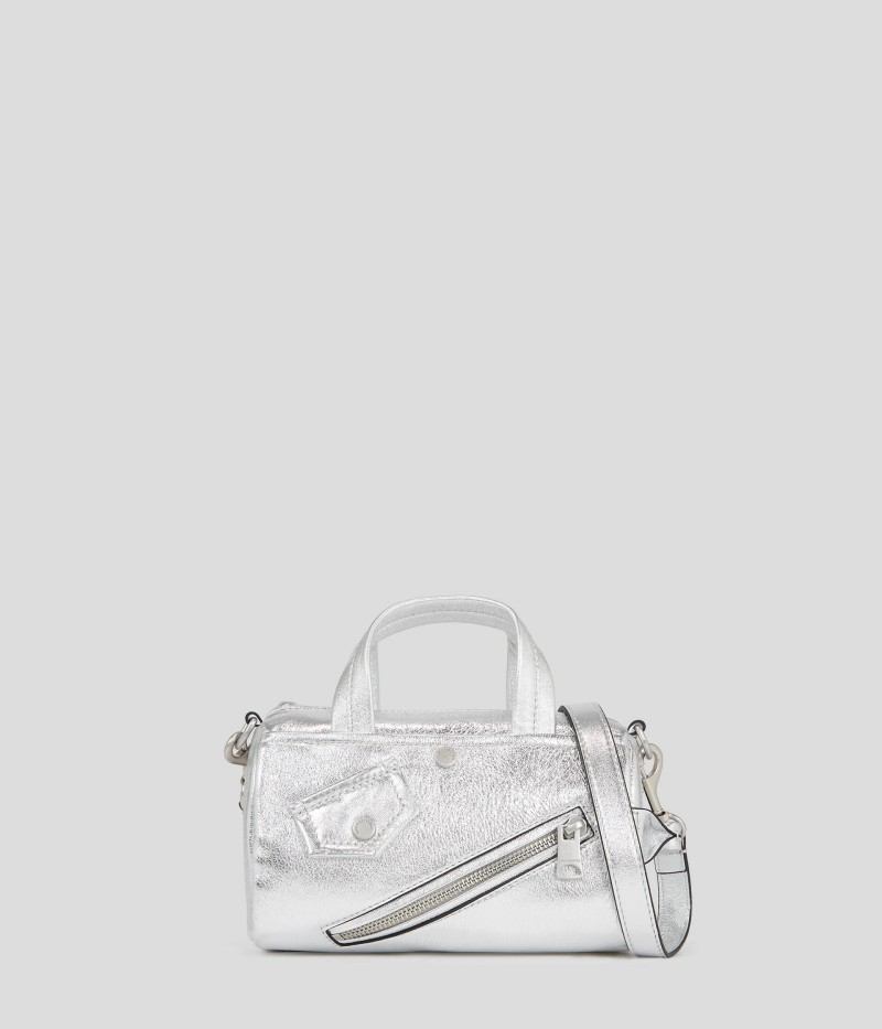 PETIT SAC BANDOULIÈRE K/BIKER SILVER KL PETIT SAC BANDOULIÈRE K/BIKER SILVER KL