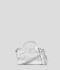 PETIT SAC BANDOULIÈRE K/BIKER SILVER KL PETIT SAC BANDOULIÈRE K/BIKER SILVER KL