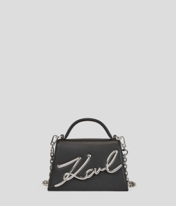 PETIT SAC BANDOUILIÈRE K/SIGNATURE NOIR KL