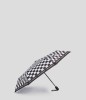 PARAPLUIE K/IKONIK KARL NOIR/BLANC KL