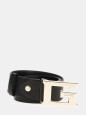CEINTURE MASIE BOUCLE LOGO FEMME NOIR M GUESS