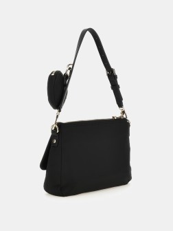 SAC PORTÉ ÉPAULE ÉCO GEMMA NOIR GUESS