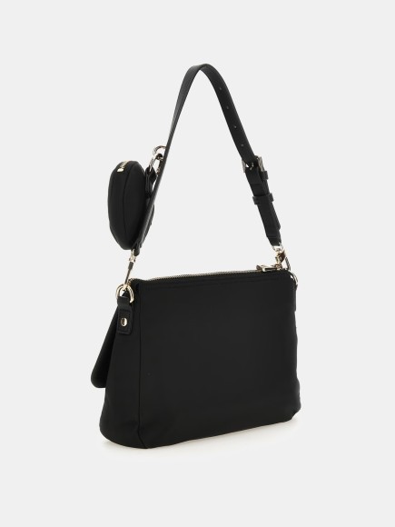 SAC PORTÉ ÉPAULE ÉCO GEMMA NOIR GUESS