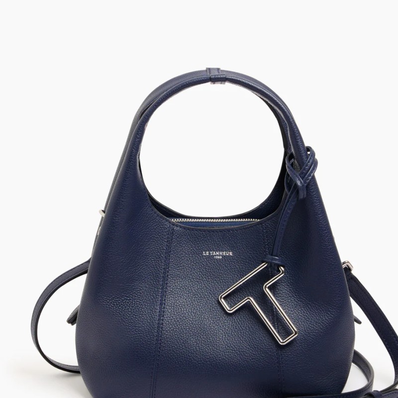 PETIT SAC À MAIN JULIETTE BLEU CRÉPUSCULE LE TANNEUR