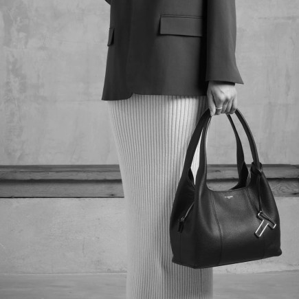 MOYEN SAC À MAIN JULIETTE BLEU CRÉPUSCULE LE TANNEUR