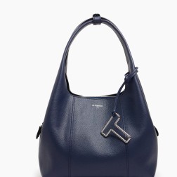 MOYEN SAC À MAIN JULIETTE BLEU CRÉPUSCULE LE TANNEUR