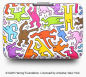 PORTE CARTES SMART CASE OSLO IMPRIMÉ KEITH HARING COLOR ÖGON