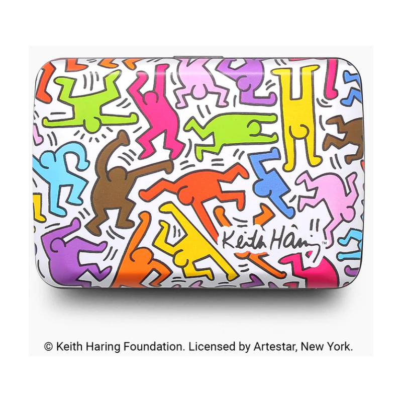 PORTE CARTES SMART CASE OSLO IMPRIMÉ KEITH HARING COLOR ÖGON