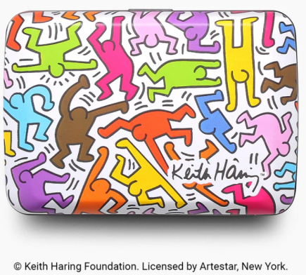 PORTE CARTES SMART CASE OSLO IMPRIMÉ KEITH HARING COLOR ÖGON