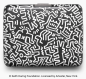 PORTE CARTES SMART CASE OSLO LARGE IMPRIMÉ KEITH HARING WHITE ÖGON DESIGN