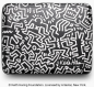 PORTE CARTES SMART CASE OSLO LARGE IMPRIMÉ KEITH HARING WHITE ÖGON DESIGN