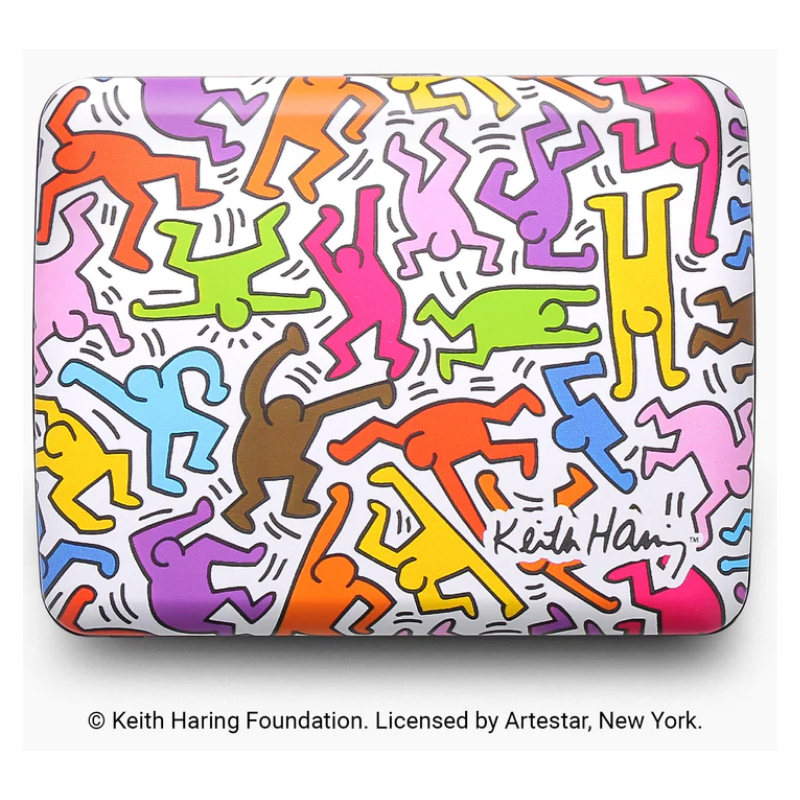 PORTE CARTES SMART CASE OSLO LARGE IMPRIMÉ KEITH HARING COLOR ÖGON DESIGN PORTE CARTES SMART CASE OSLO LARGE IMPRIMÉ KEITH HARING COLOR ÖGON DESIGN