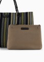 GRAND SAC CABAS TRESSÉ MULTICOLORE NOIR MYEA BAG EMPORIO ARMANI GRAND SAC CABAS TRESSÉ MULTICOLORE NOIR MYEA BAG EMPORIO ARMANI