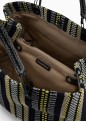GRAND SAC CABAS TRESSÉ MULTICOLORE NOIR MYEA BAG EMPORIO ARMANI GRAND SAC CABAS TRESSÉ MULTICOLORE NOIR MYEA BAG EMPORIO ARMANI