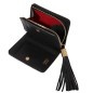 PORTEFEUILLE COMPACT ZIPPÉ PREMIER FLIRT LANCEL NOIR