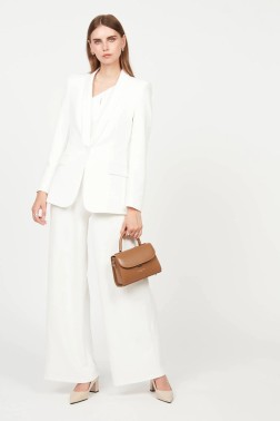 PETIT SAC PORTÉ MAIN SUAVE EVEN CAMEL LANCASTER