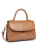 PETIT SAC PORTÉ MAIN SUAVE EVEN CAMEL LANCASTER