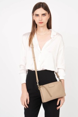 POCHETTE DUNE BEIGE FONCÉ LANCASTER