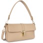 SAC BAGUETTE MILANO HORIZON BEIGE FONCÉ LANCASTER